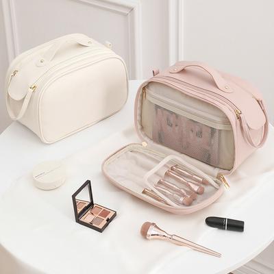 Makeup Bag Women's Portable Makeup Brush Makeup Toiletries Waterproof Storage Bag
