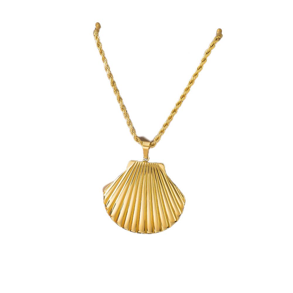 Summer New Necklace Female Starfish Shell Pendant Jewelry Light Luxury Fashion Niche High-end Accessories