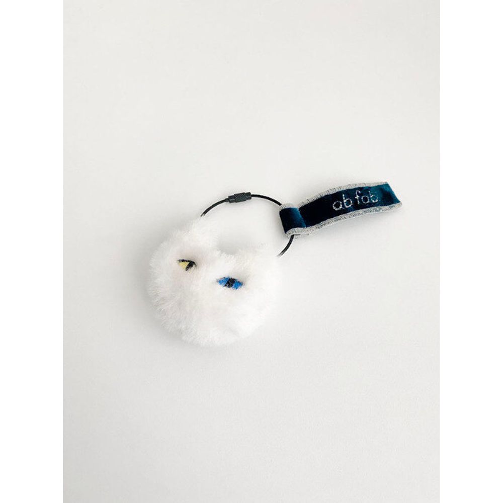ab fab Myam Mi Keyring: Myam Mi (White-odd)