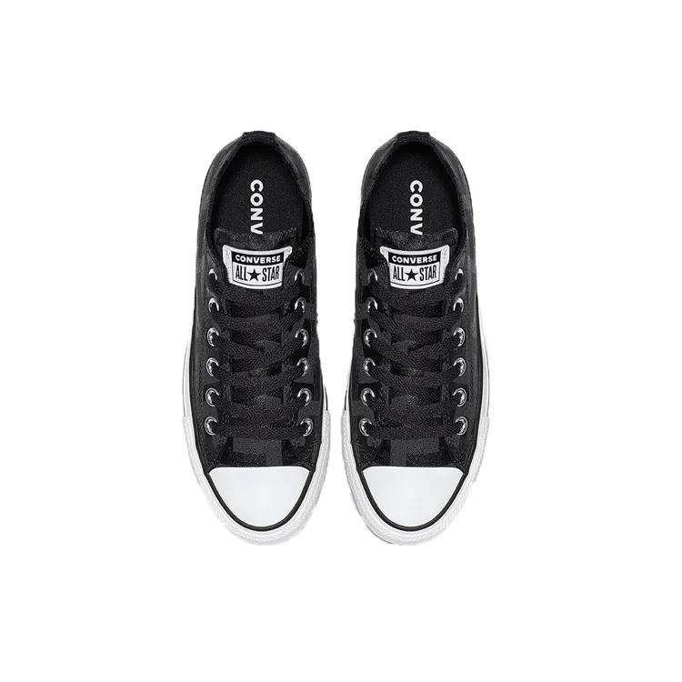 Converse All Star Low Top Canvas 'Black White' Women's (Unisex) Canvas Shoes 565437C