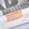 New Hot Brand Vintage Rings Luxury Jewelry For Women Full Diamond Rings Wedding Design Engagement Pure 925 Sterling Sliver Rings