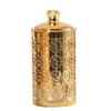 Pack of 3 Elegant Golden Sealing Storage Containers PET Texture Suitable for Kitchen Organization and Food Preservation