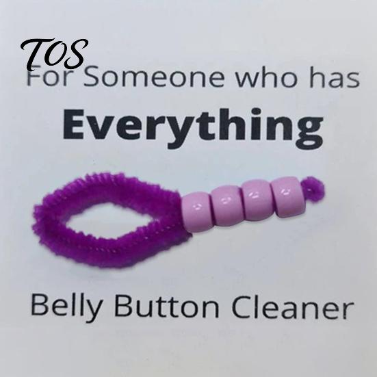 Delicate Area Cleaning Brush Belly Button Brush, Soft Bristle Navel Cleaner with Anti Slip Beaded Handle, Portable Body Care Tool for Travel,