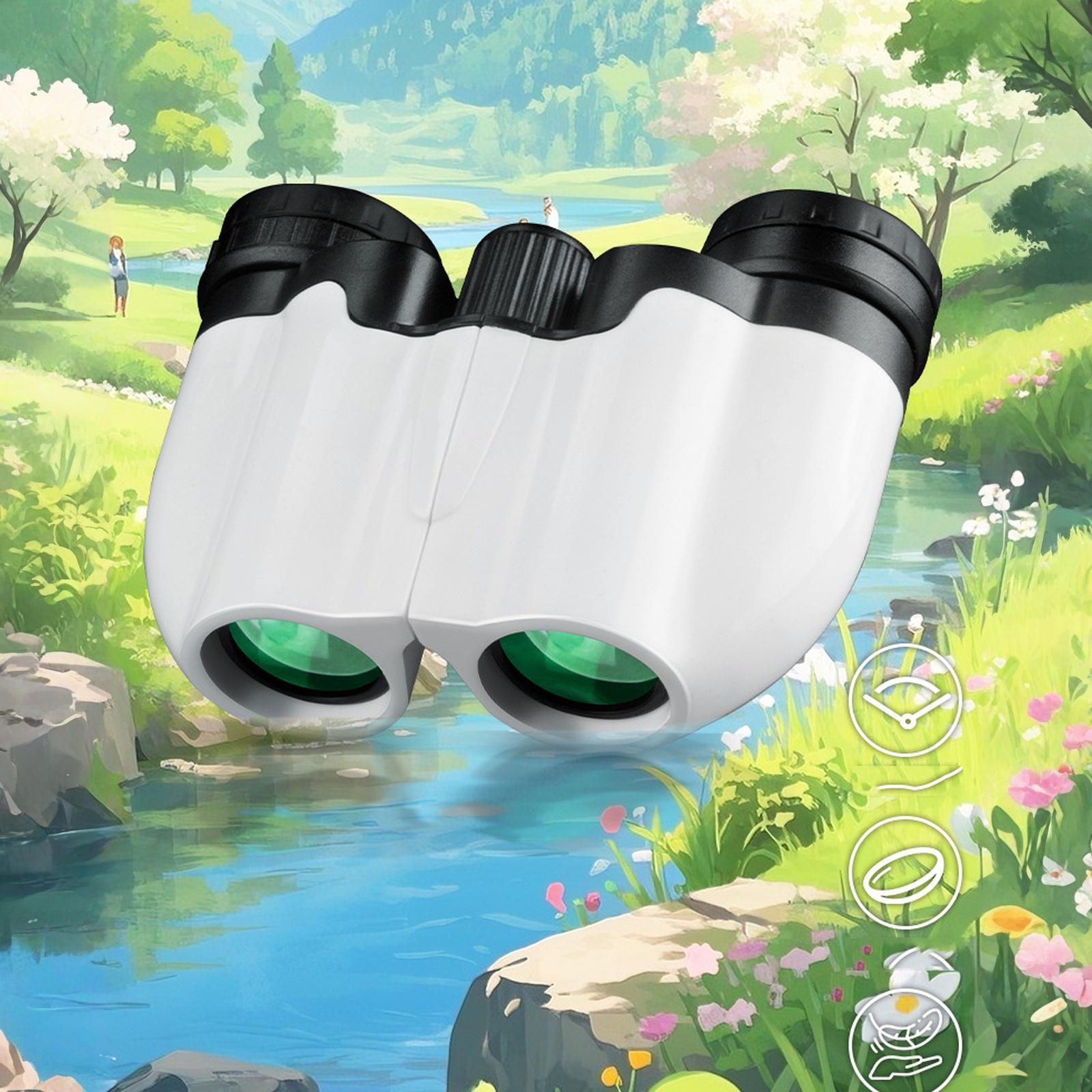 

Compact Binoculars for Adults and Kids,Lightweight,Pocket Size,Easy Focus,Wide Field of View for Bird Watching,Hunting,Travel,Sightseeing one size білий