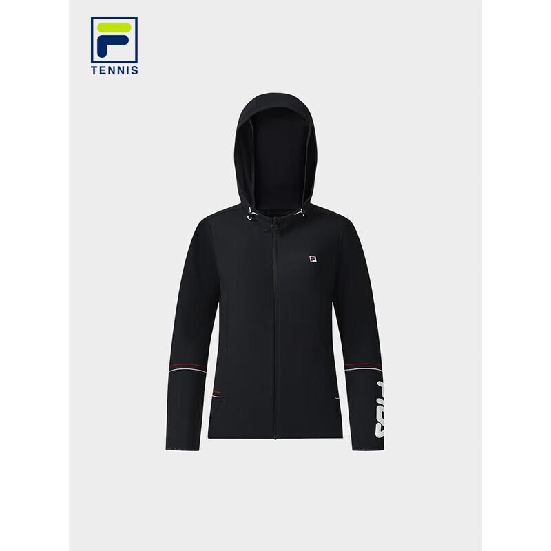 FILA Women s Knitted Hooded Tennis Jacket M