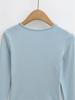 Pure Desire Style Fake Two-Piece Off-Shoulder Imitation Cashmere Square Neck Long-Sleeve Slim Fit Women's Top
