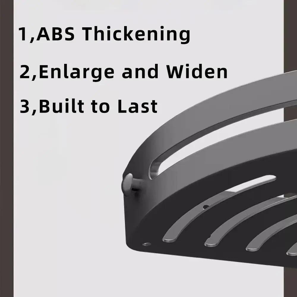 1/2/PCS  bagno WC mensola a muro triangolo doccia Rack di stoccaggio bagno Shampoo punzonatura a parete nero WC mensola ad angolo