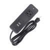 Recessed Power Strip 20W PD Fast Charging Safe with 1 Socket 2 USB 1 Type C Recessed Desk Outlet
