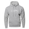 Man Mountain Heartbeat Hoodies Sweatshirt Long Sleeve Hooded Sweatshirt