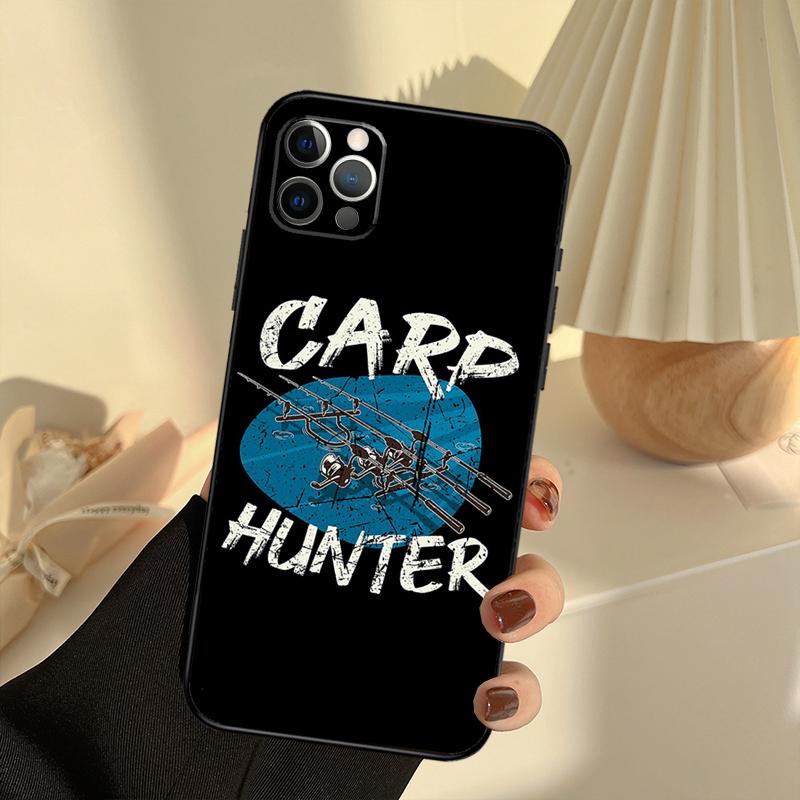 Carp Fish Fishing rod Hook Case For iPhone 11 12 13 14 15 16 Pro Max Cover For iPhone 13 12 Mini XR X XS Max Plus