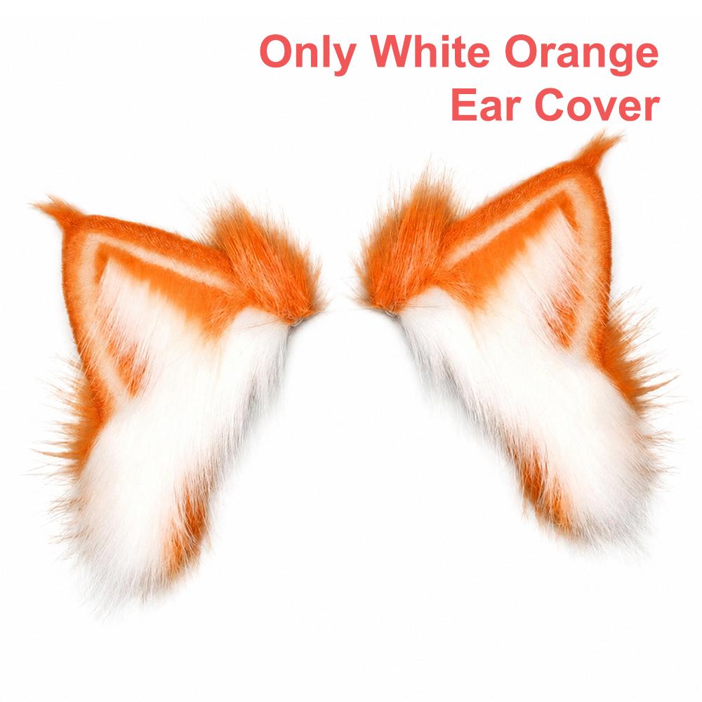 Fluffy Electric Fox Ear Headband Rechargeable Cosplay Headpiece Anime Accessories