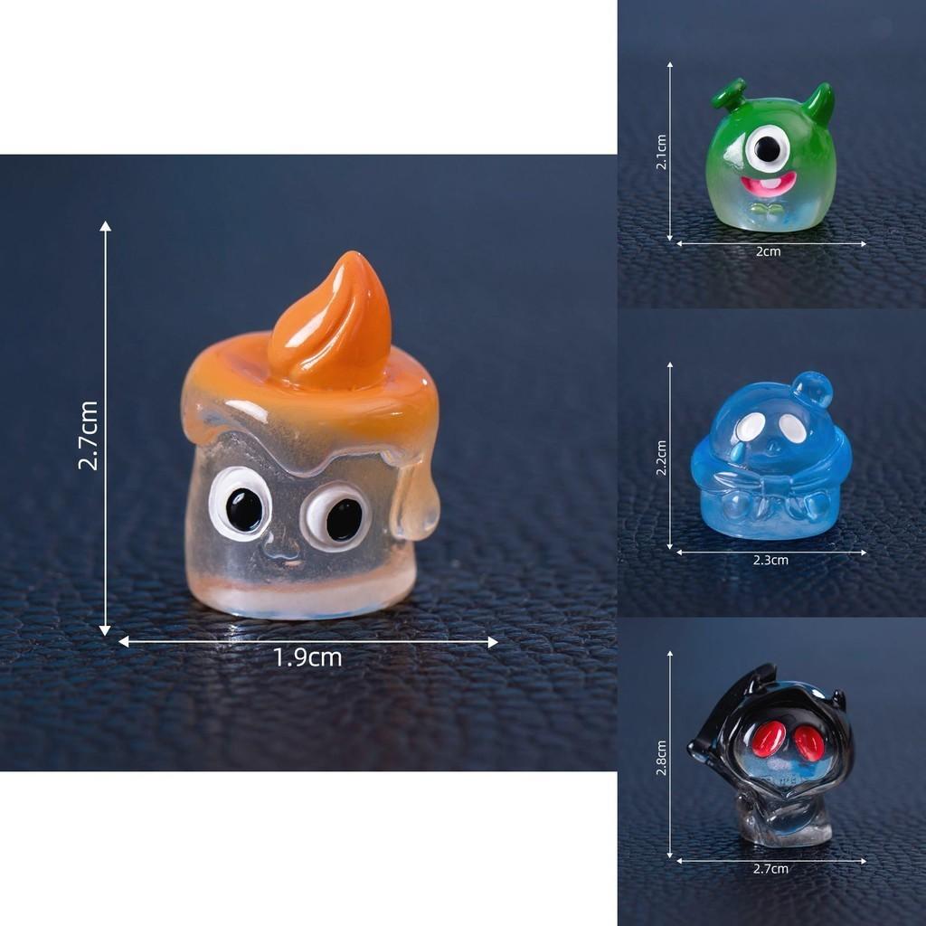Adorable Resin Halloween Monster Crystal Ball Decorations For Fun Desktop