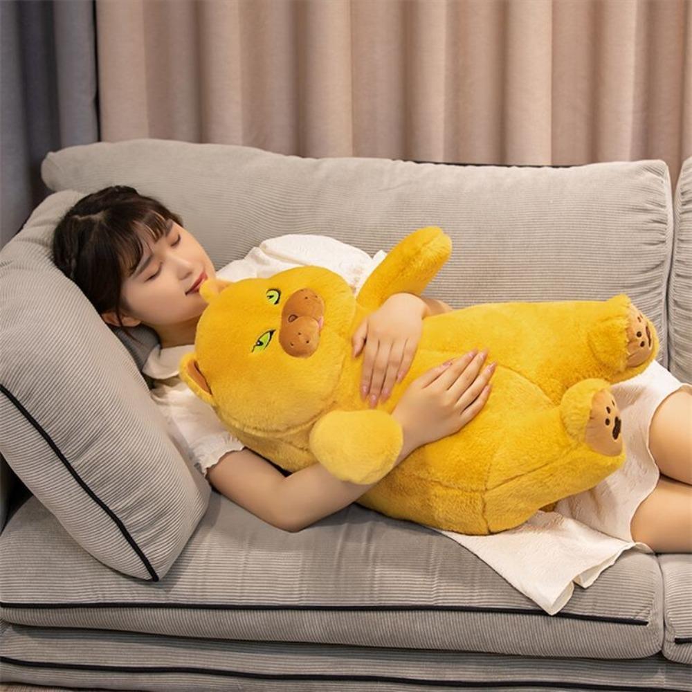 Soft Cat Plush Doll Fluffy Cat Stuffed Toy British Shorthair Cat Plush  Children's Toys
