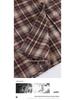 2024 European Retro Plaid Long Women's Shirt