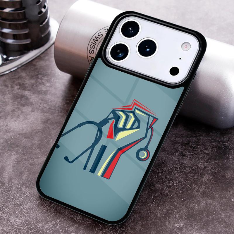 Nurse Medical Medicine Phone Case for iPhone 17 16 15 Pro Max Air 14 13 12 11 Plus Shockproof Capa Cover
