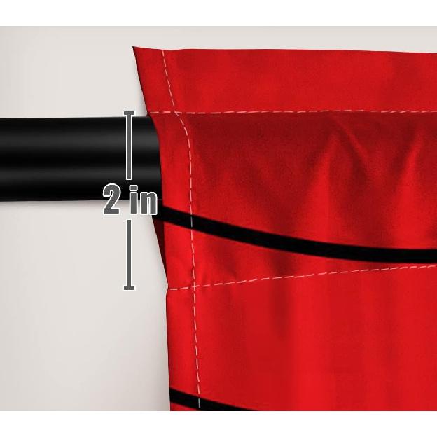 Allenjoy Superhero Spider Web Children Red Window Curtains for Boy Kids Baby Room Bedroom Nursery Toddler Home Office Decor Decorations Durable