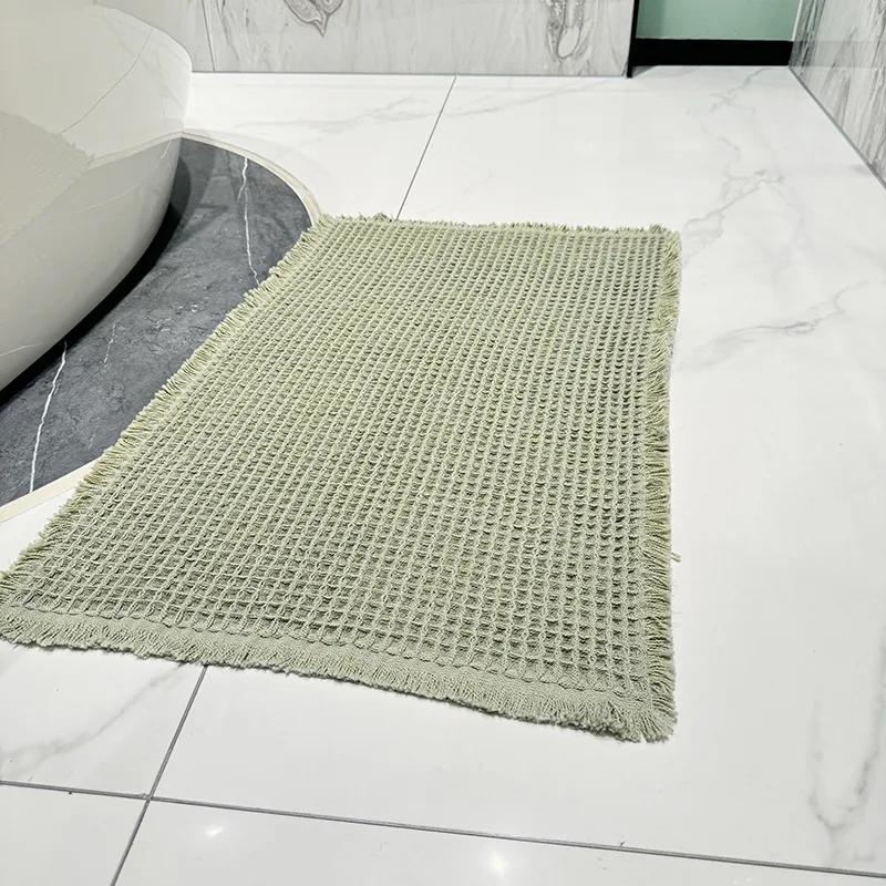 Bathroom Floor Mat Bathroom Door Absorbent Carpet Household Toilet Anti-slip Foot Toilet Door Entry Mat  Rug Bathroom