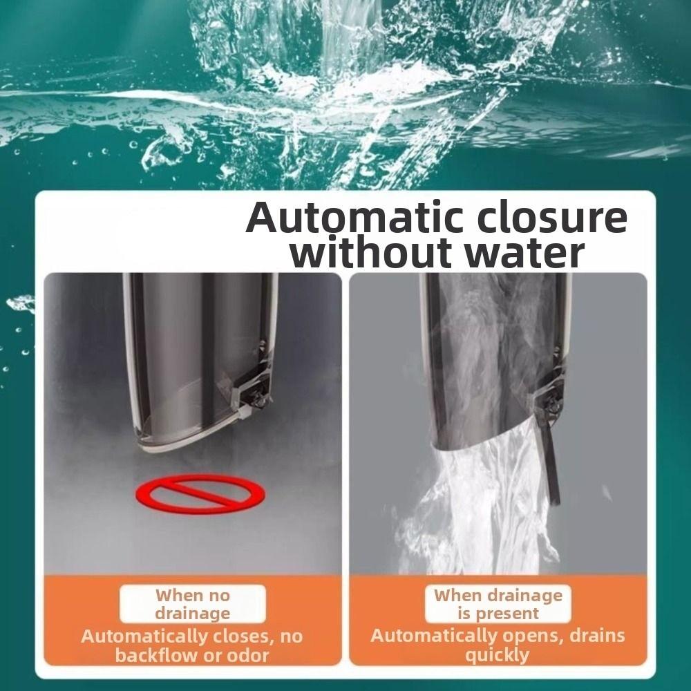 Fast Drainage Shower Plug Removable Backflow Preventer Valve Floor Drain Strainer  Bathroom