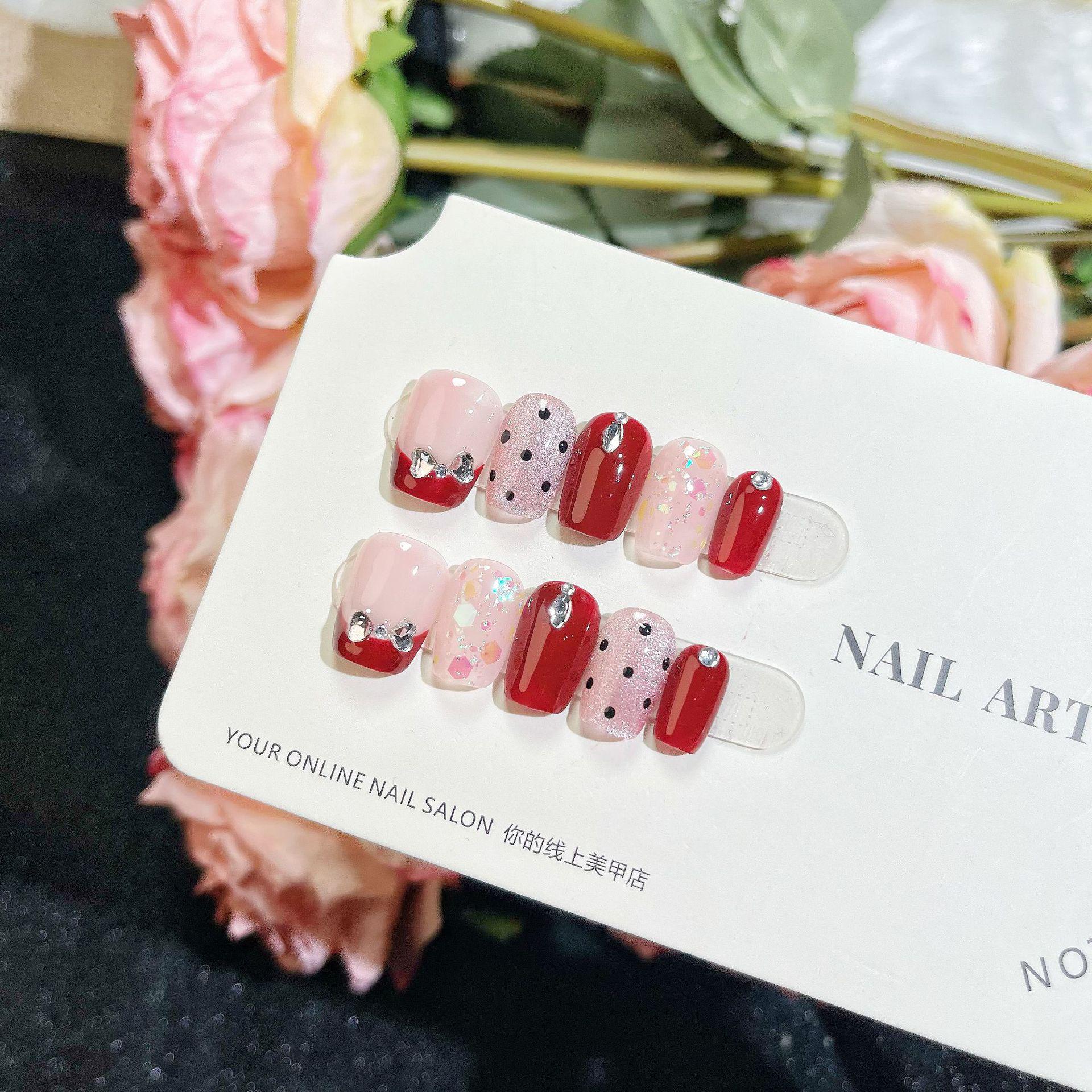 

Гелевые накладные ногти ручной работы Даунтон Аббатство Многоразовые белые патчи для нейл-арта Large