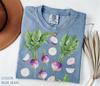 Turnip Shirt Comfort Colors, Botanical Root Vegetable Shirt, Cottagecore Garden Shirt, Farmers Market Shirt, Nature Shirt, Garden Lover Gift
