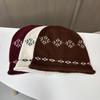 Women S Fair Isle Jacquard Slouchy Knit Hat Autumn Winter Warm Beanie