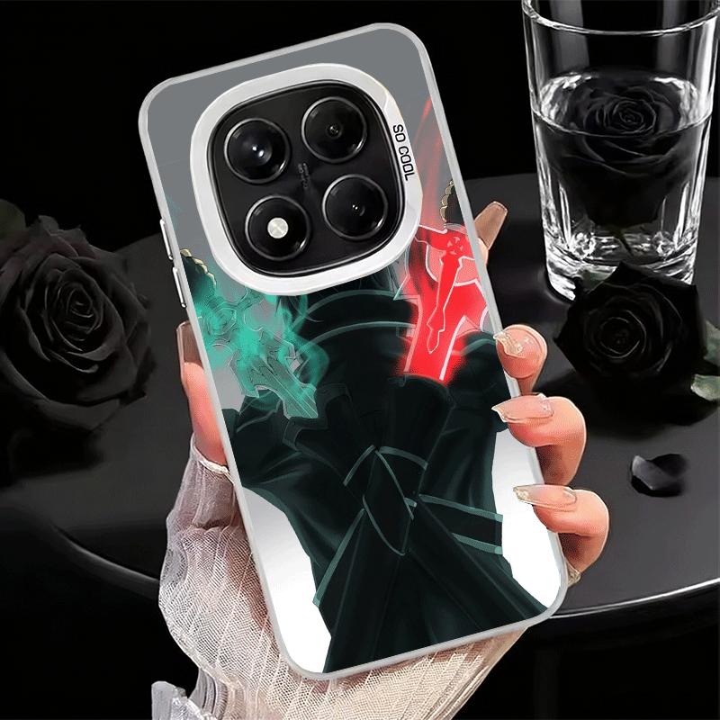 Sword Art Online Kirito Soft Phone Case for Xiaomi Redmi Note 13 14 15 Pro Plus 12S 12 11S 11 11T 10S 10 Shockproof Cover Back S