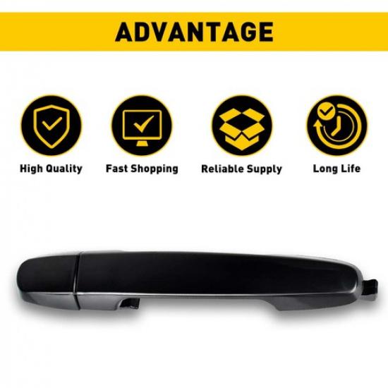 Exterior Door Handle 2003-2013 For Corolla Rear Toyota Left or Right Outer