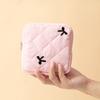 Cute Large Capacity Sanitary Napkin Storage Bags Cartoon Bow Portable Girls Physiological Period Tampon Organiser Bag Pouch