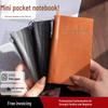 Mini A6 Notebook Planner: Portable Pen Holder & Business Meeting Journal