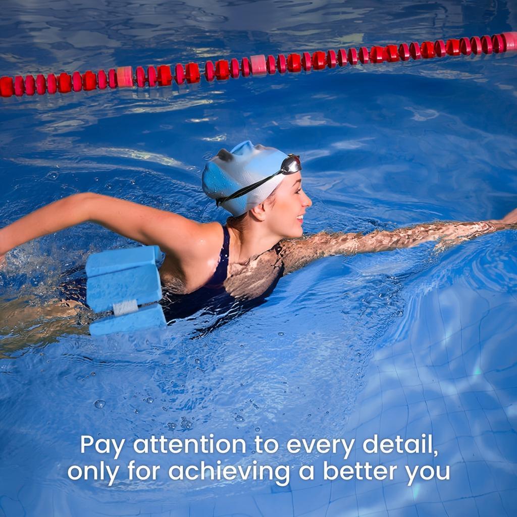 Adjustable EVA Foam Swim Aid Belt - Safety Floatation for Youngsters & Beginners, Blue