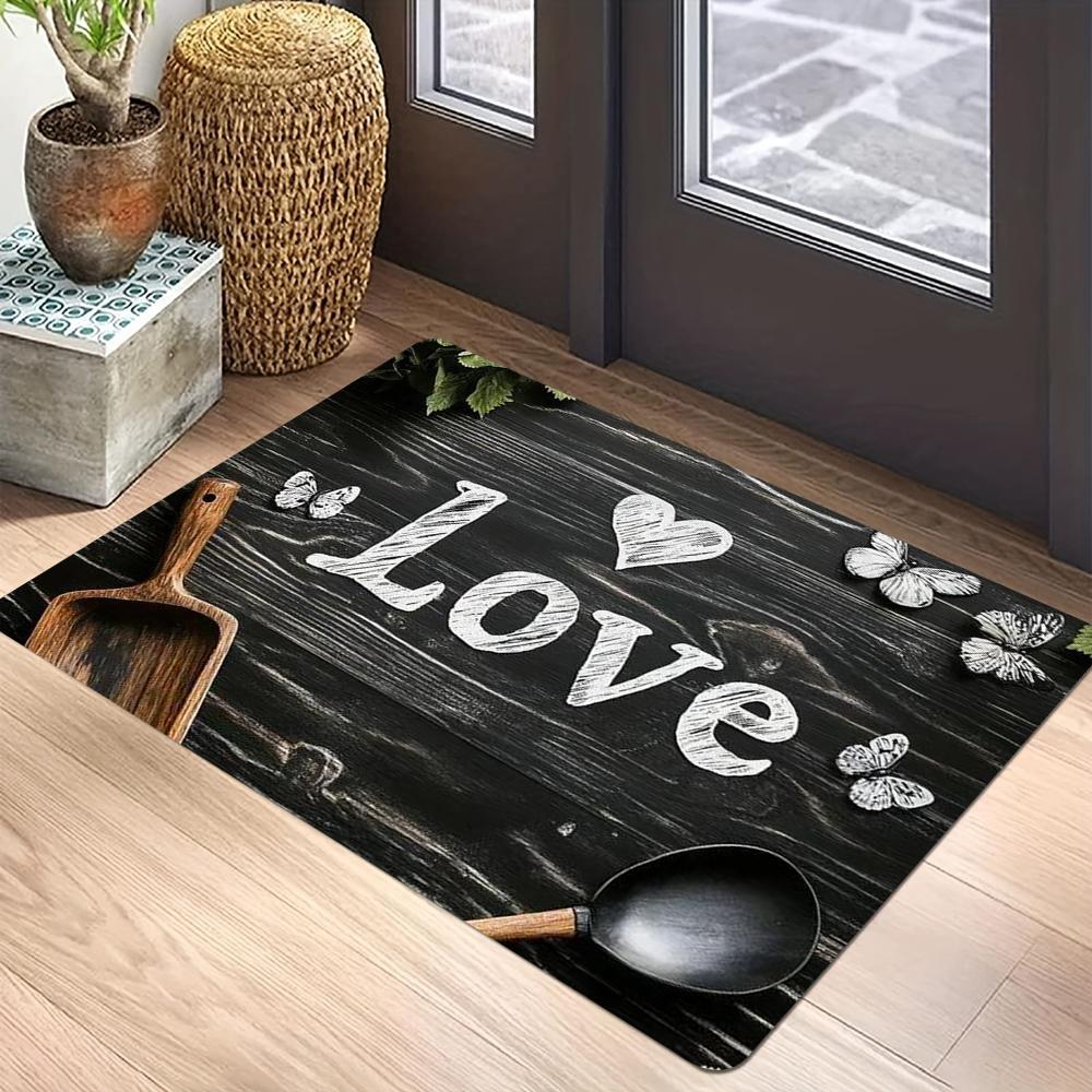 Rustic Home Welcome Mat Door Rug for Living Room Bedroom Entrance Hallway Durable Floor Decor Gift Idea Foot Mat