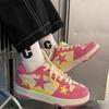 Nieuwe Japanse platte pentagram skateboardschoenen dames ins casual sportschoenen