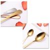 24 Pieces Stainless Steel Luxury Tableware Cutlery Set Gold Tableware Set Knife Fork Spoon Dishwasher Portable Tableware
