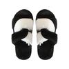 Mao Mao slippers women's autumn and winter outer wear home non-slip plush crossed cotton slippers