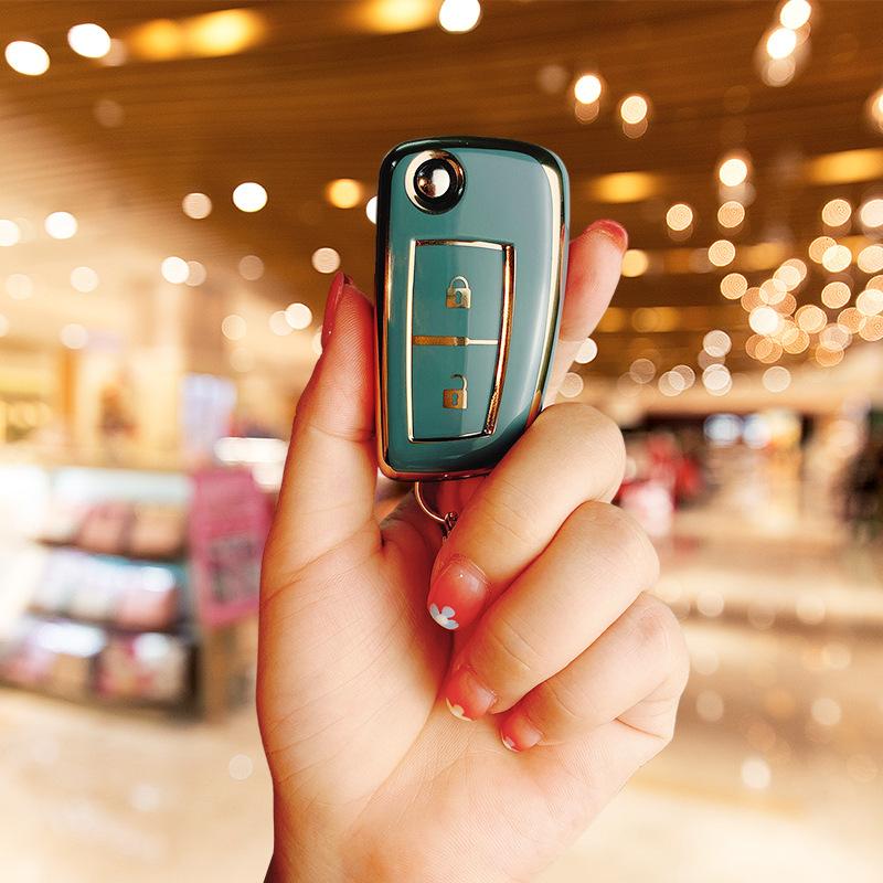 Aplicabil pentru husă cheie Dongfeng Nissan Qashqai pliabilă 2 chei 2017 2019 pentru bărbați 17 pentru femei high-end drăguț