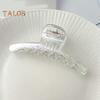Women Hair Claw Transparent Design Strong Grip Hair Clip Back Head Large Size Hair Organizer Hairstyles Accessories