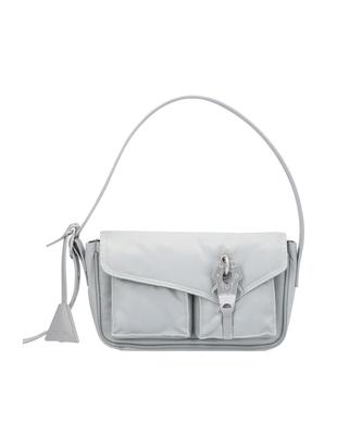 Ssrl Raven Oblique Mini Bag / Silver