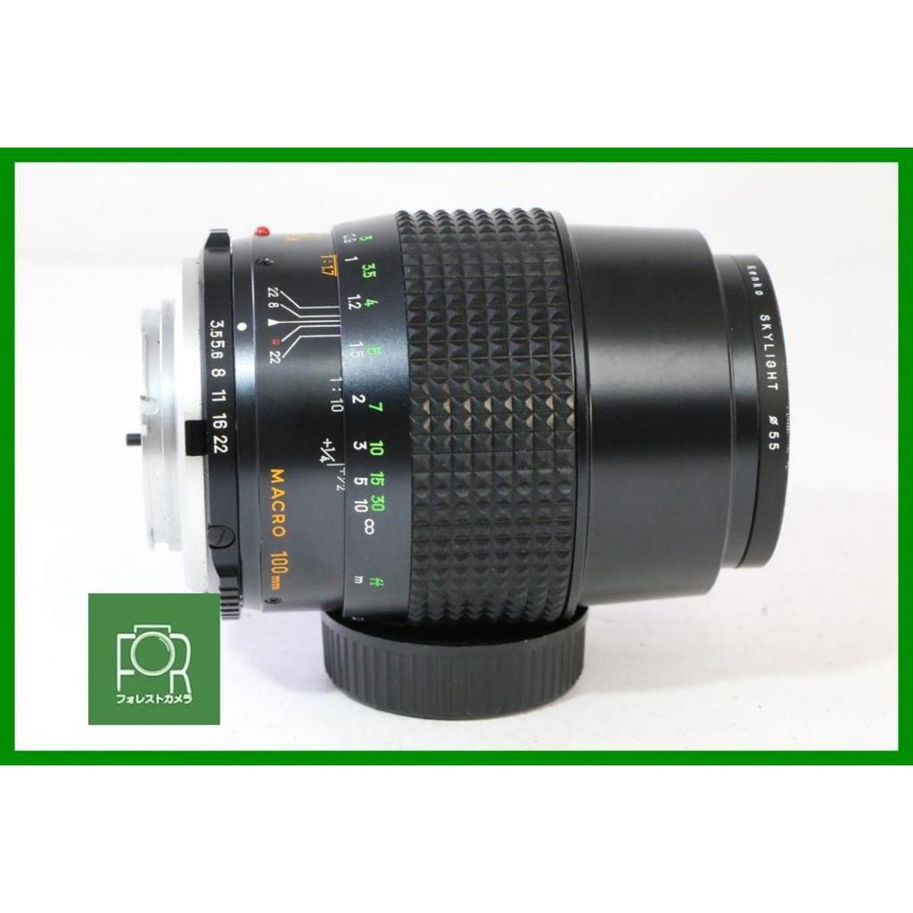 Used [Operation guaranteed/inspected] Good product Minolta MC ROKKOR-QE MC MACRO100mm F3.5 With front and rear caps and filters 10750