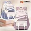 ZIRANYU Campus Wind Süße Serie Mädchen Schultasche Mode Spleißung Mittelschule Oberschule Rucksack Große Kapazität Ultraleicht Rücken Buch Tasche