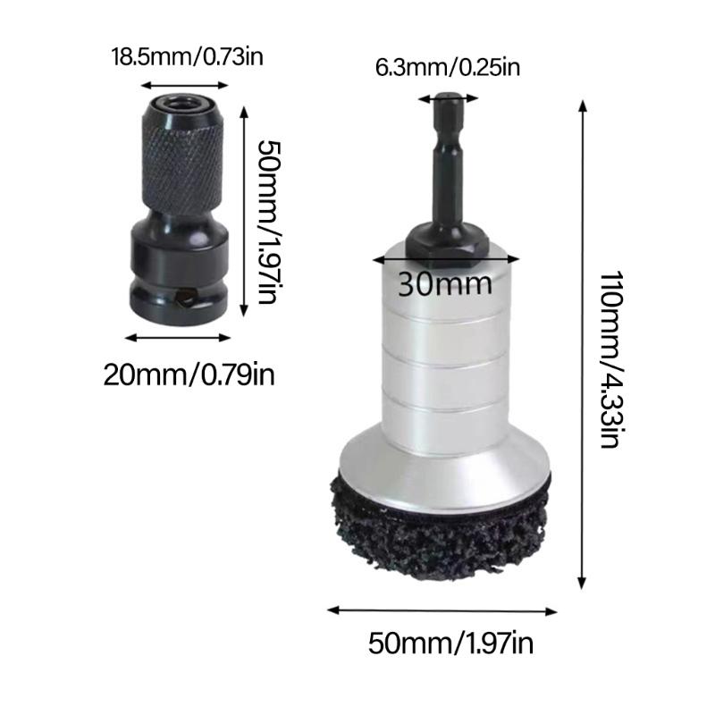 Versatile Car Wheel Hubs  rusts  Cleaning set Upgrades Wheel Hubs  rusts  Removal for Garage Maintenance & Pre Travel Ch