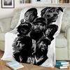 3D Legend Star Hip Hop Rapper Kunstdecke, Weiche Überwurfdecke für Zuhause Schlafzimmer Bett Sofa Picknick Reise Büro Abdeckdecke Kinder