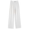 150cm Women's Summer High Waist Ice Silk Wide-Leg Pants - Slim Fit, Straight Leg, Petite 145