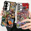 Graffiti Fashion Art Soft Phone Case For Samsung A17 A27 A07 A37 A57 A16 A56 A15 A55 A14 A54 A13 A53 A26 A36 A25 A35 A24 A34 A23