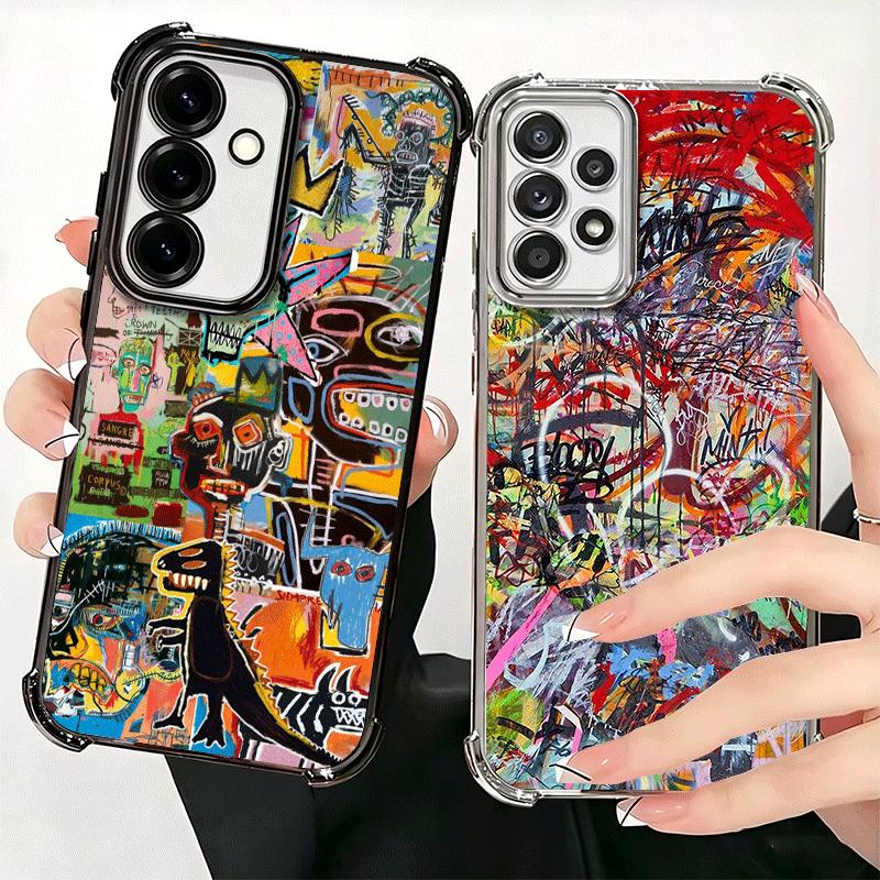 Graffiti Fashion Art Soft Phone Case For Samsung A17 A27 A07 A37 A57 A16 A56 A15 A55 A14 A54 A13 A53 A26 A36 A25 A35 A24 A34 A23
