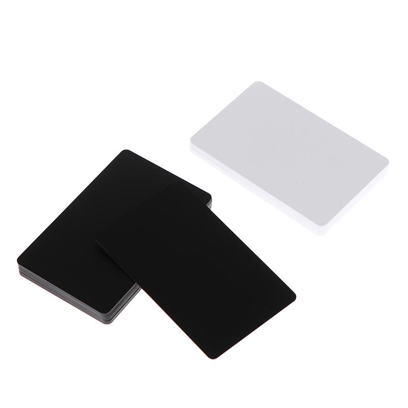 5/10Pcs NFC215 Black White Cards Rewritable NFC NT-AG215 PVC Cards Blank Easy Convenient Programmable NFC Business Card