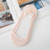 Women's Summer Thin Solid Color Lace Invisible Low Top Shallow Mouth Mesh Breathable Non Slip Boat Socks