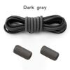 Round Elastic Laces without ties Metal Buckle Shoelace Sneakers Flat Shoes no tie shoelaces Shoe Accessories 1Pair/2Pair