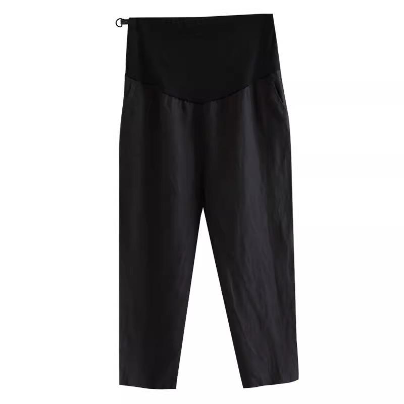 Maternity Skinny Wide-Leg Pants – Spring/Summer 2025 Casual Base Layer