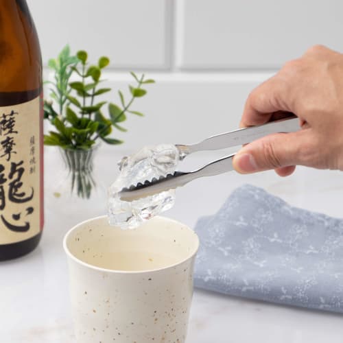 Endo Shoji Commercial Ice Tongs, Small, Stainless Steel, Made in Japan, PBU0102