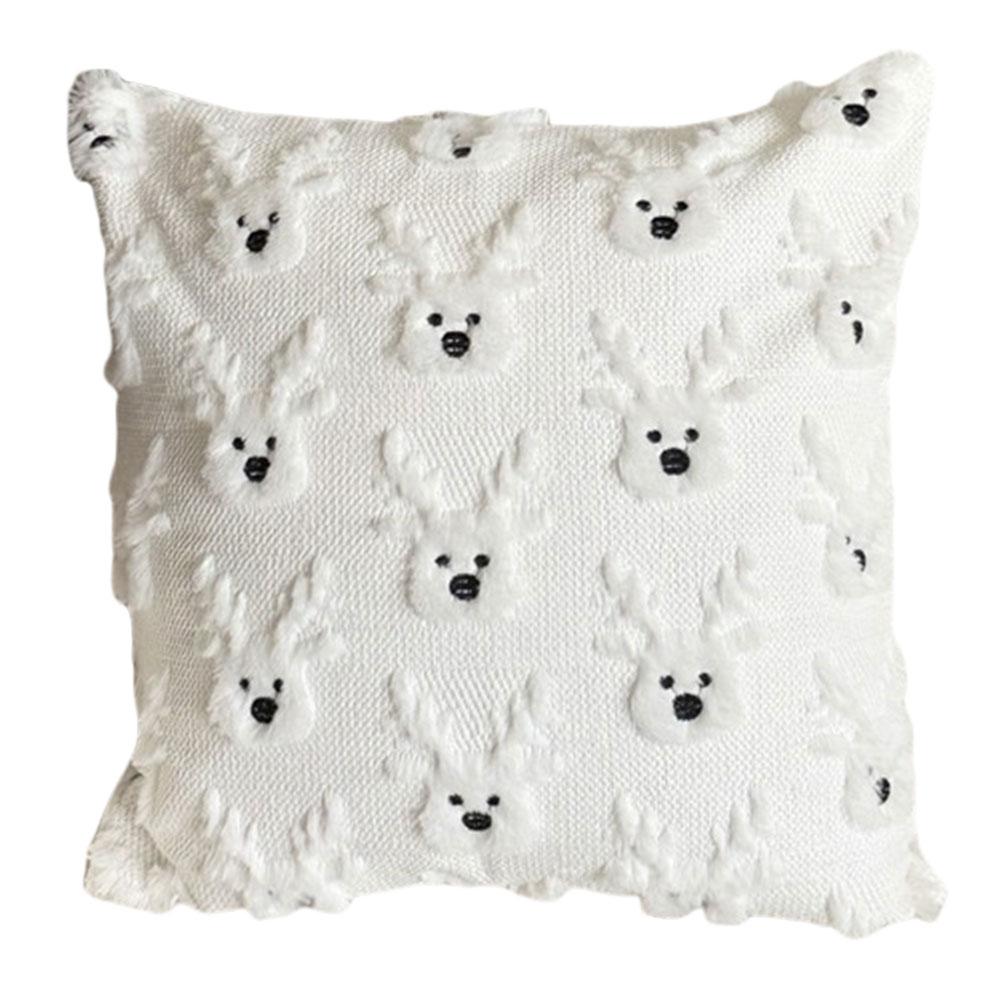 Christmas Tree Decorative Throw Pillow Covers Soft Plush Pillow Cases for Couch Sofa Bed Room Pillowcase Home Decor 45x45cm